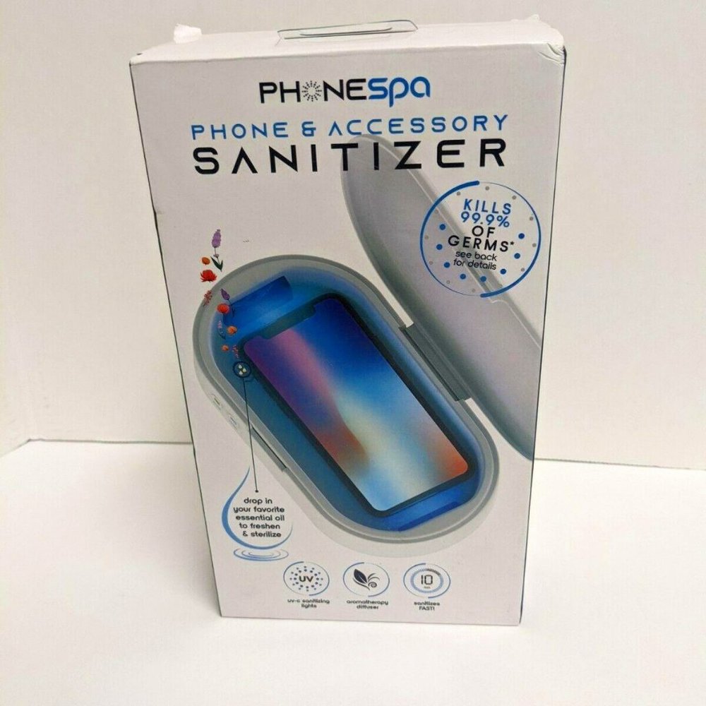 Tzumi PHONESpa phone and accessory UV-C Sanitizer